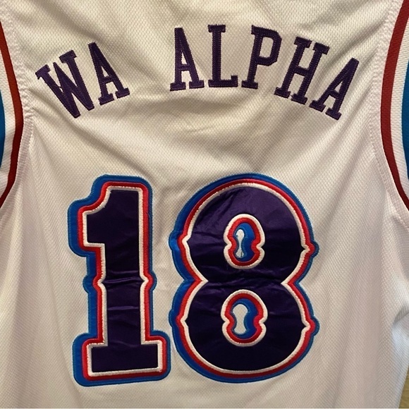 NWT~Wooter Apparel Men’s White Phi Delts Wa Alpha 18 Jersey Size Small - Picture 6 of 7